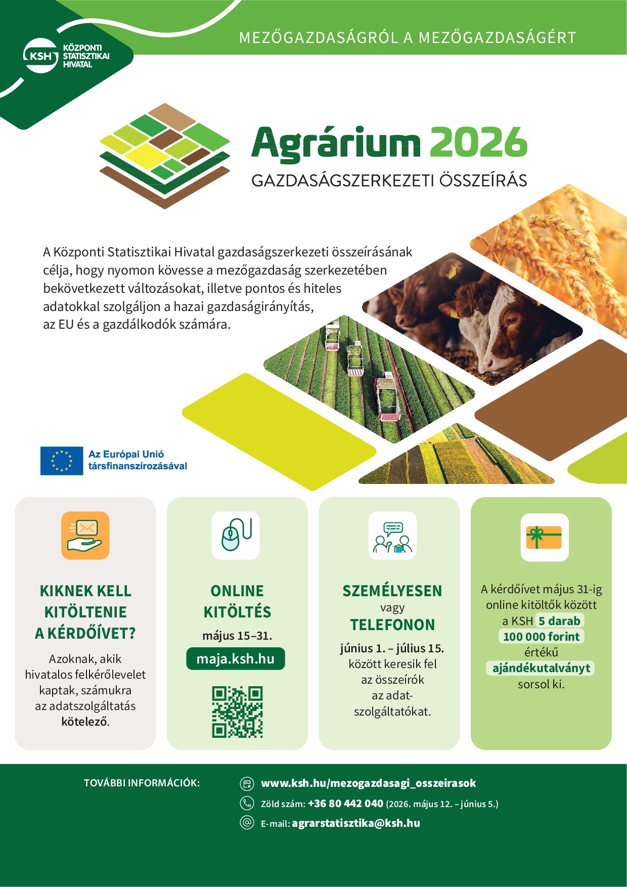 Agrárium 2026 Gazdaságszerkezeti összeírás