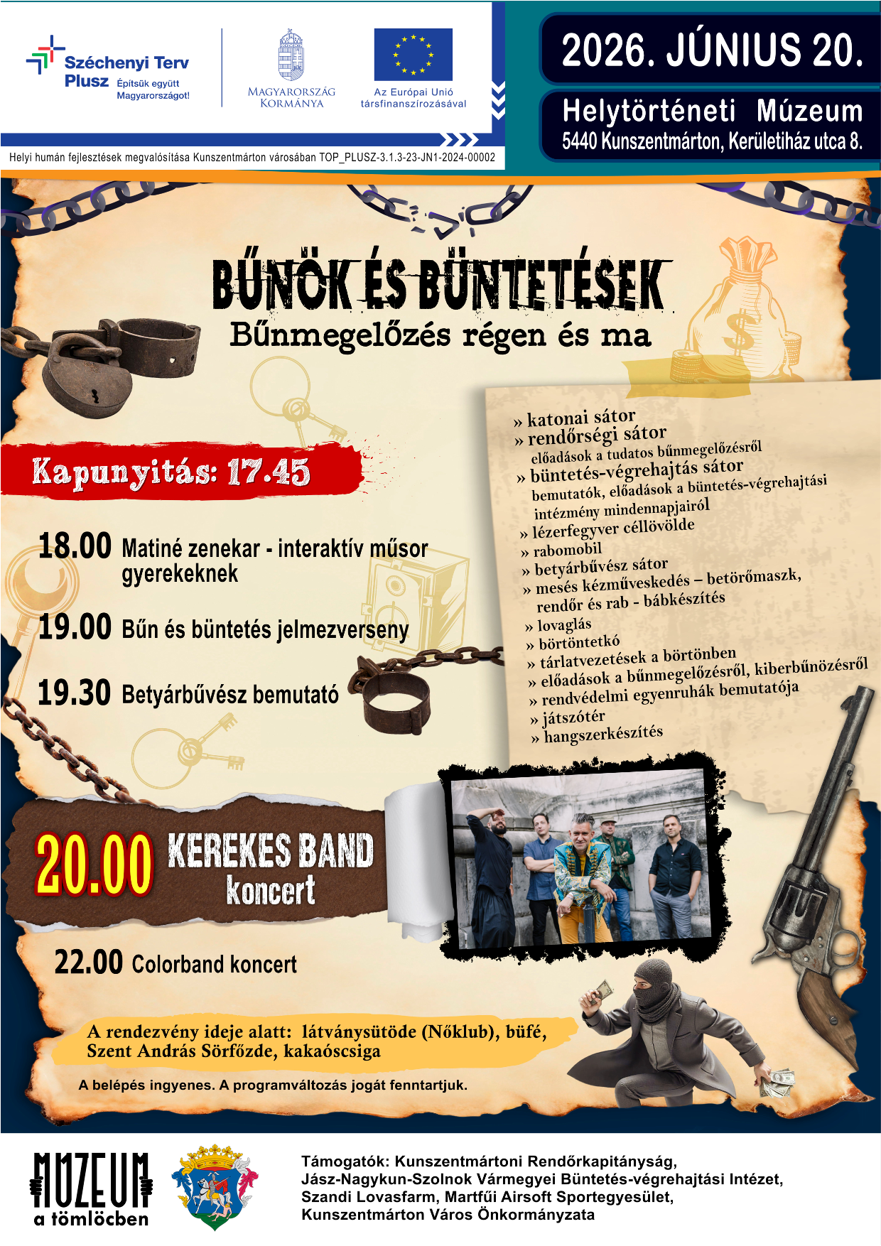 Bűnök és Büntetések 2026. június 20.