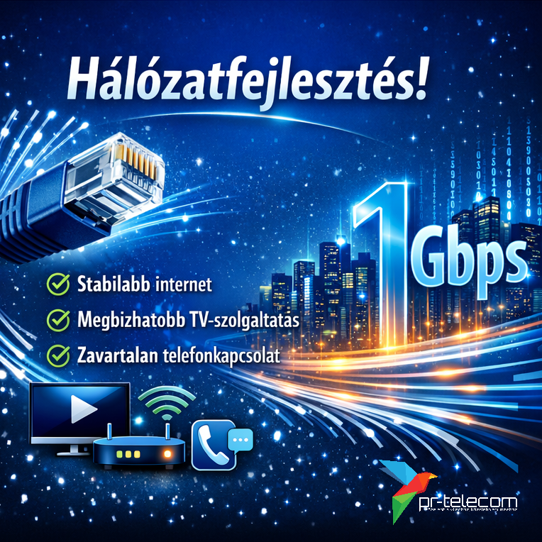 PR-Telecom Hálózatfejlesztés!