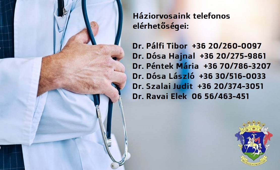 Háziorvosok, fogorvosok telefonszámai, orvosi ügyelet, fogorvosi ügyelet