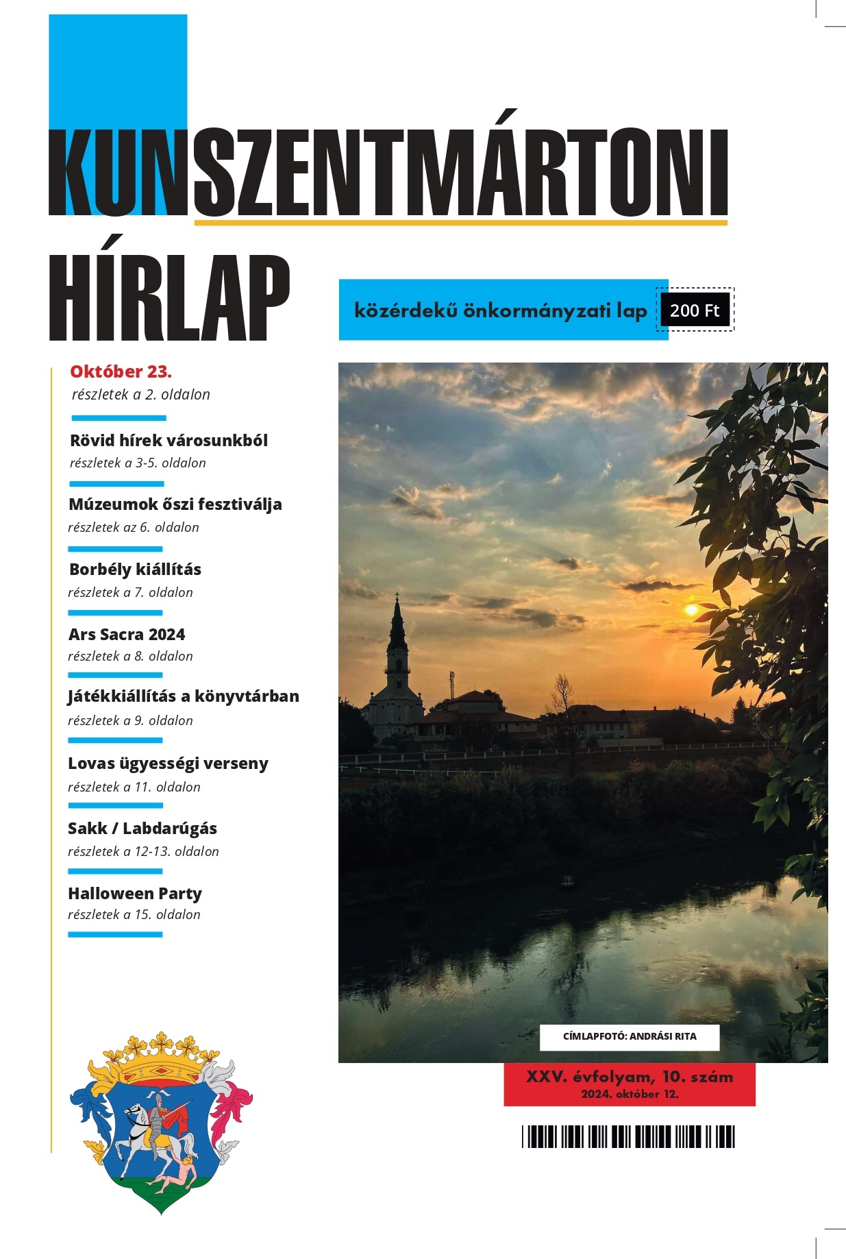 A Kunszentmártoni HÍRLAP XXV. évfolyam 10. szám