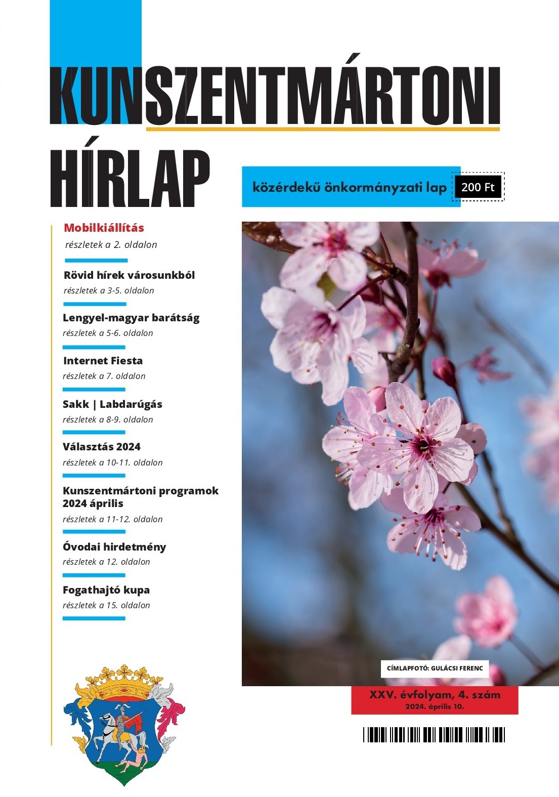 A Kunszentmártoni HÍRLAP XXV. évfolyam 4. szám
