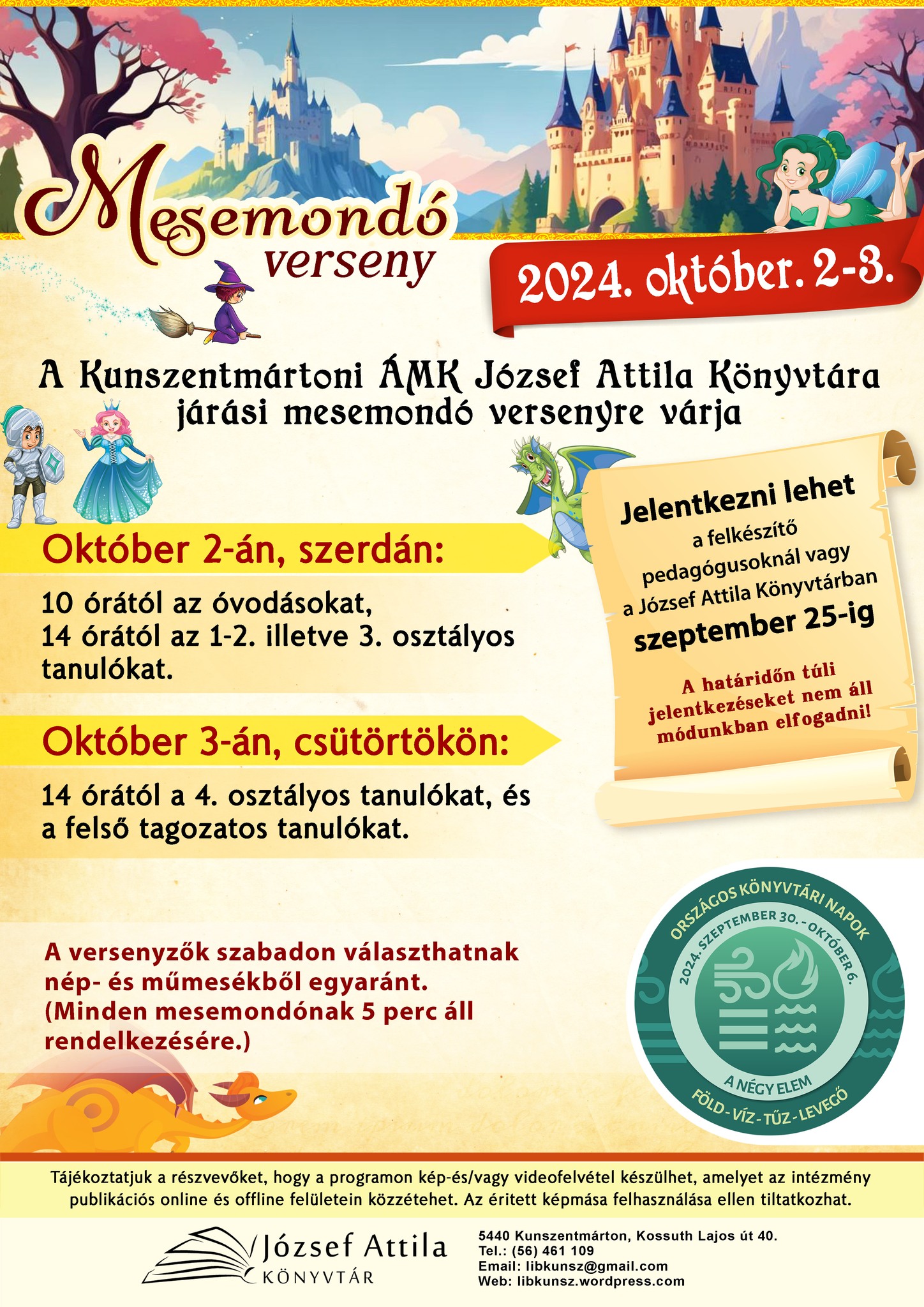 Mesemondó verseny 2024. október 2-3.