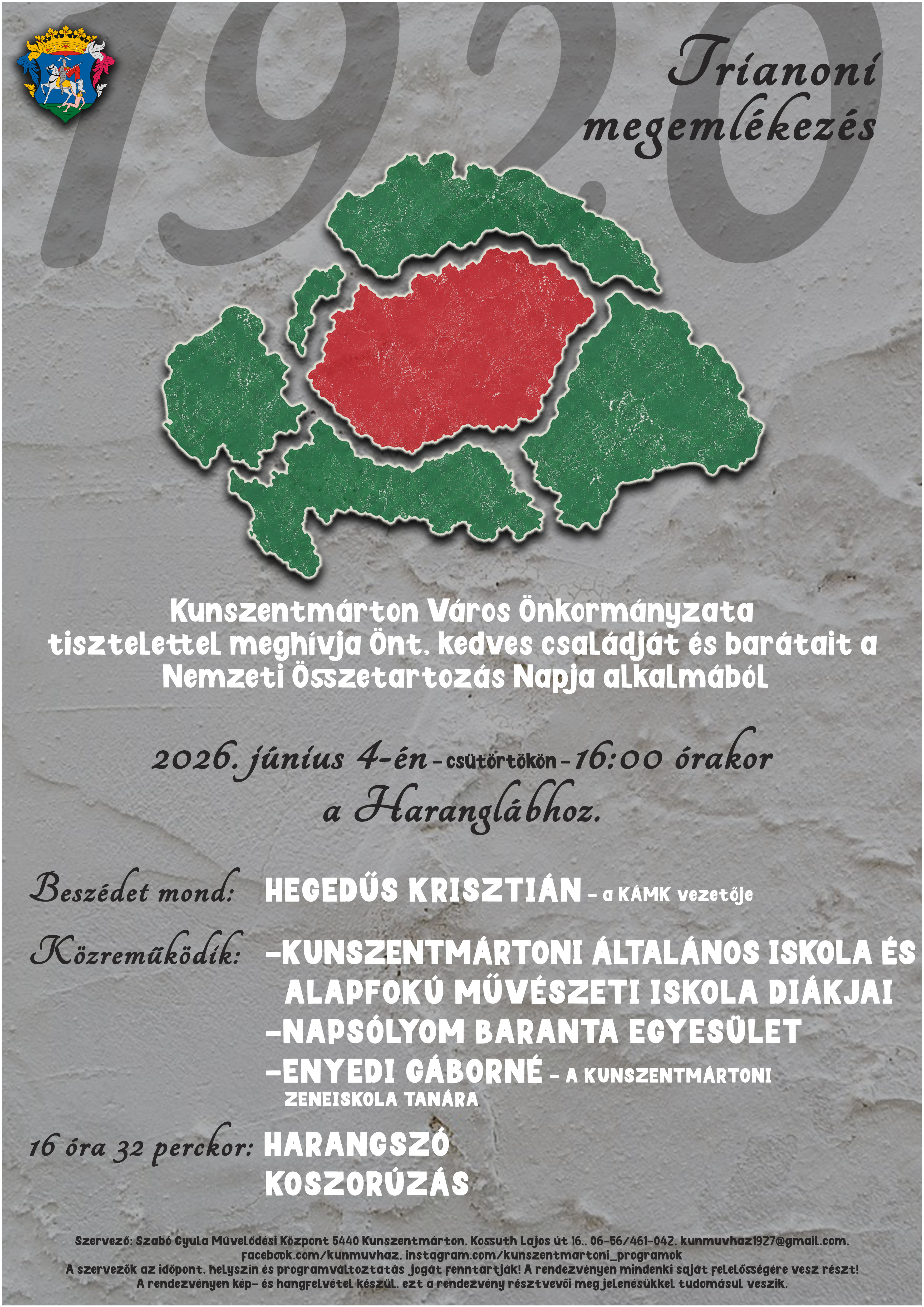 Nemzeti Összetartozás Napja 2026. június 4. 