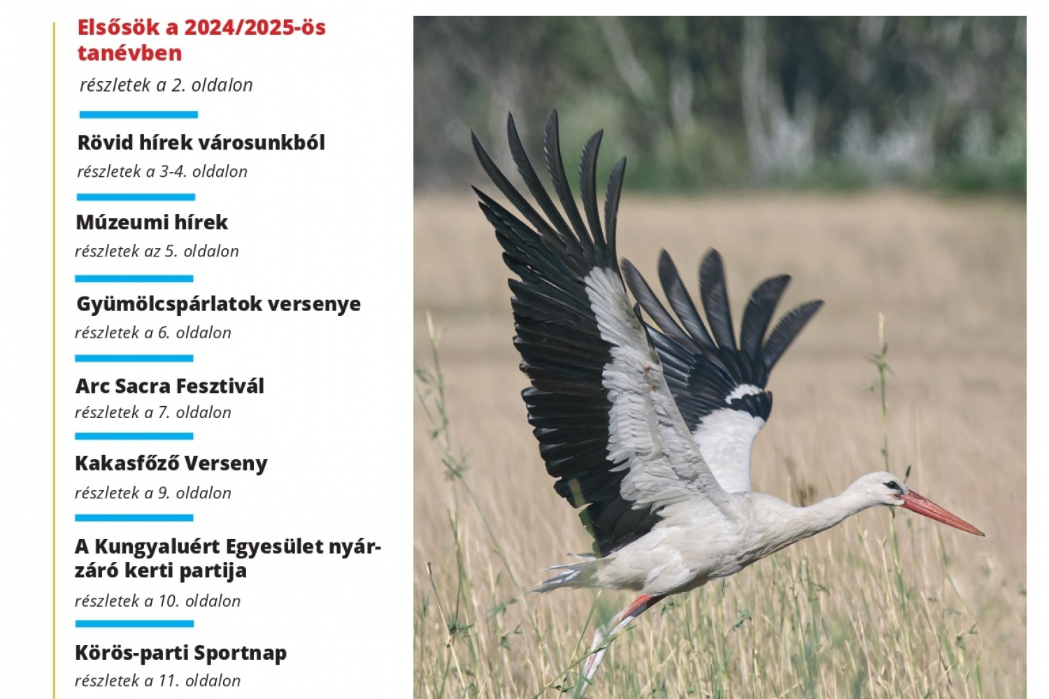 KUNSZENTMÁRTONI HÍRLAP 2024 szeptemberi száma már kapható a megszokott helyeken!
