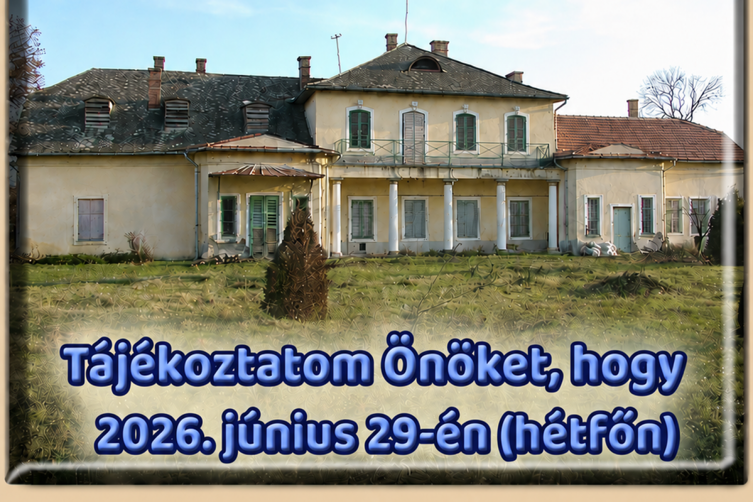 Lakossági Fórum Kungyalu 2026 június 29. 
