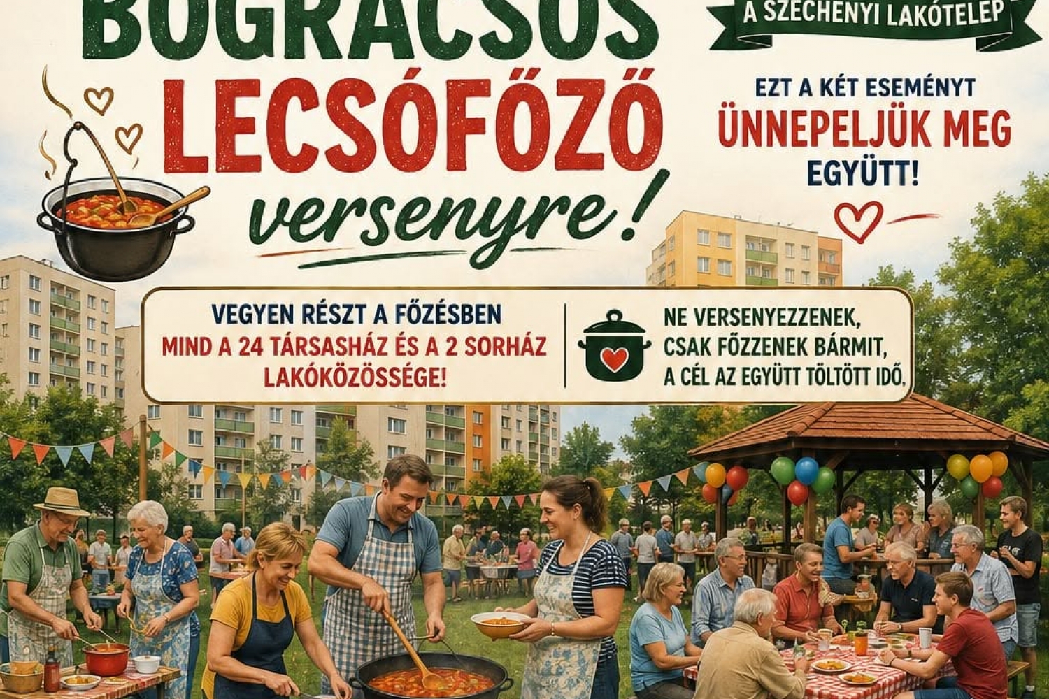 Felhívás Bográcsos Lecsófőző Versenyre 2026 szeptember 12.  