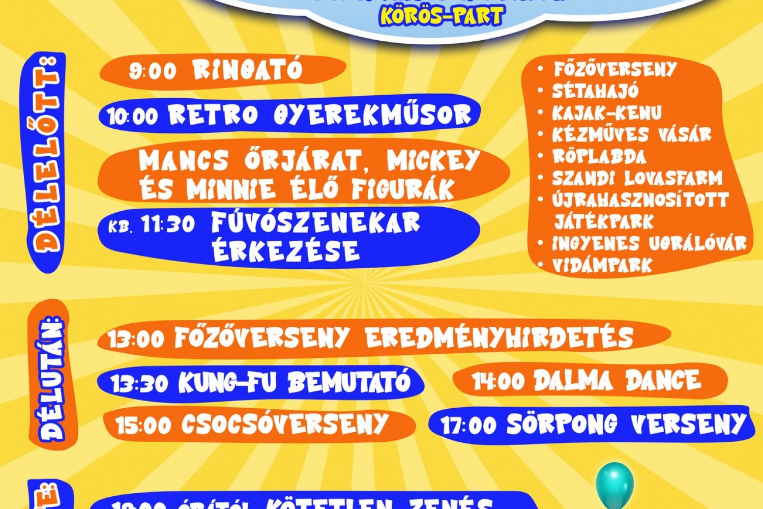 Majális 2026. május 1.  