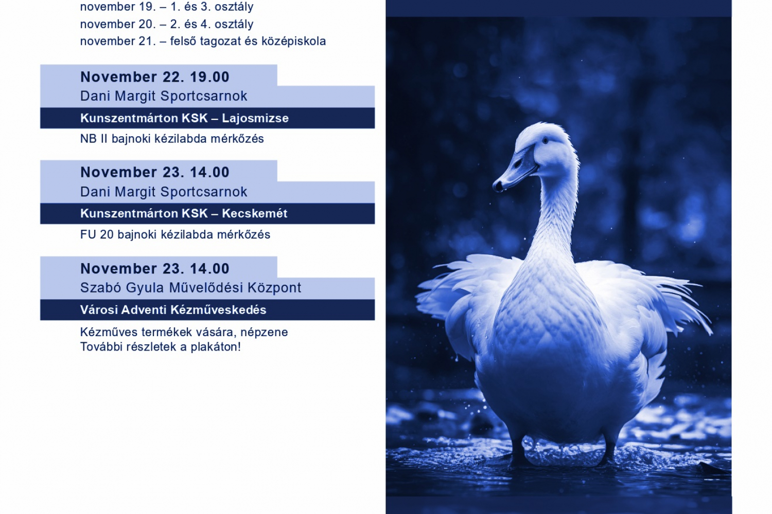Kunszentmártoni Programok 2024. november 