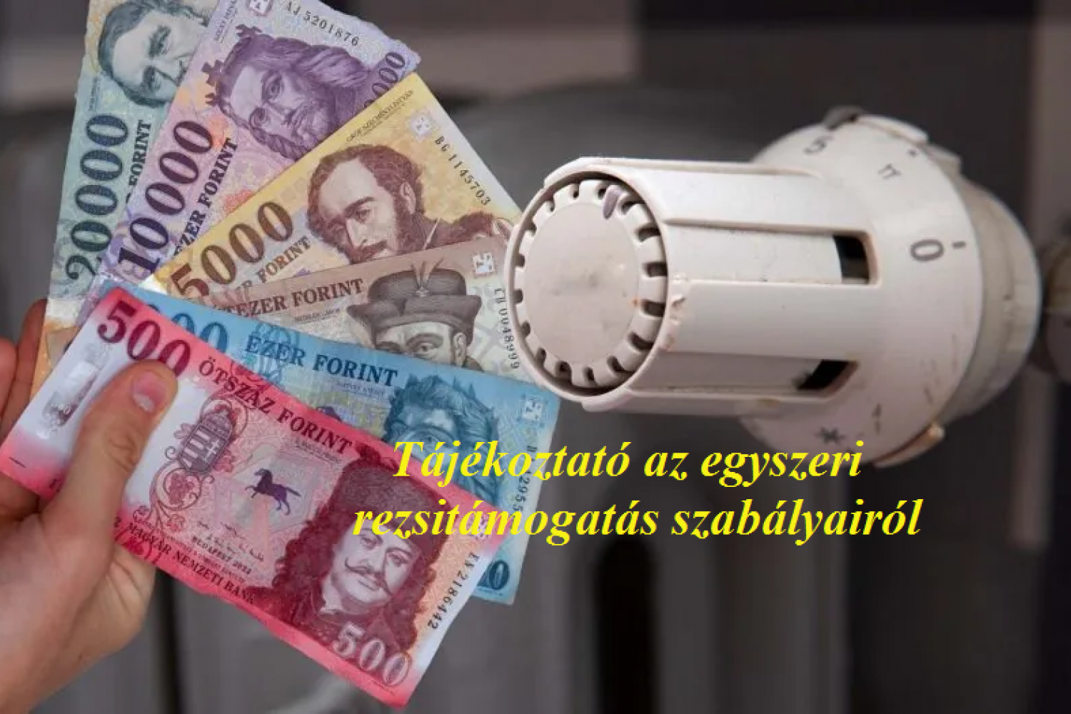 Tájékoztató az egyszeri rezsitámogatás szabályairól 2025