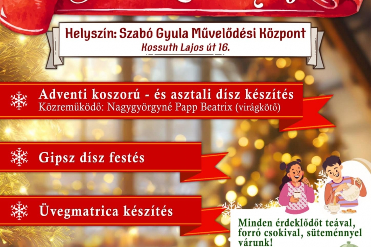 Téli alkotóműhely 2025. november 22. 