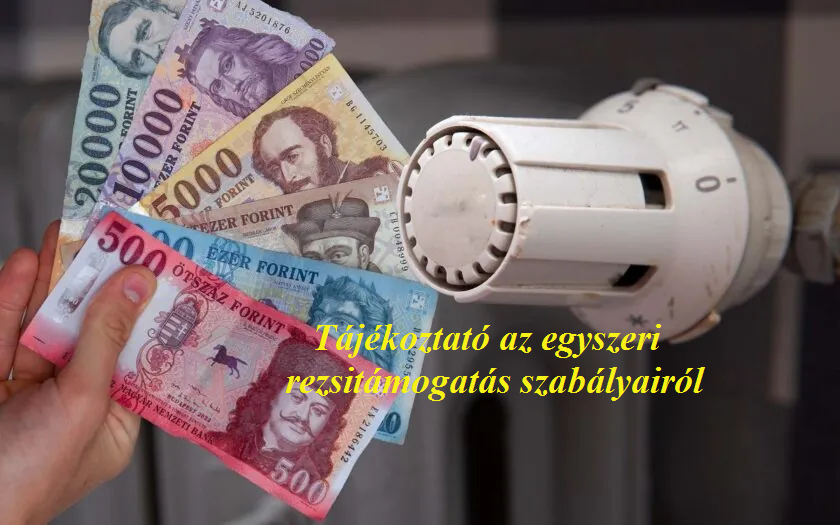 Tájékoztató az egyszeri rezsitámogatás szabályairól 2025
