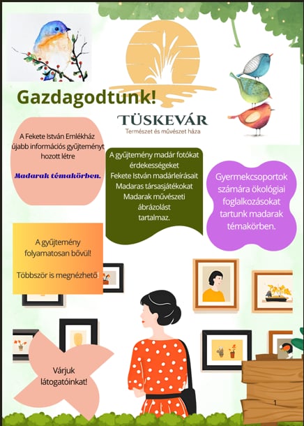 Gazdagodtunk! Tüskevár Természet és művészet háza